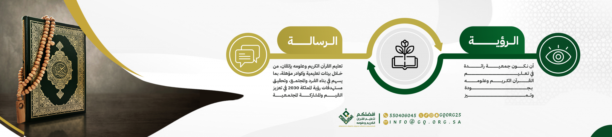 أفضلكم لتعليم القرآن الكريم وعلومه